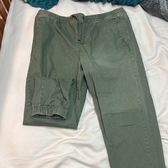 George Other - Green jogger-cuffed pants
